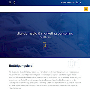 Screenshot der Webseite mudter.net